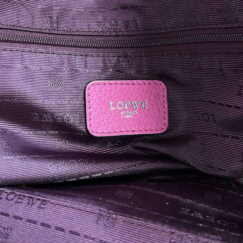 Loewe Alamo Addy Handbag Pink Orange